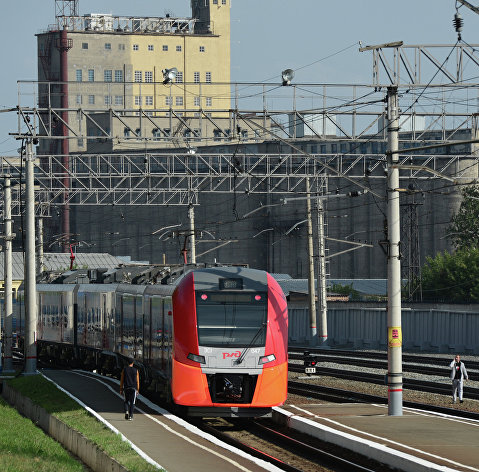 Запуск электропоезда "Ласточка" по маршруту Новосибирск - Барнаул