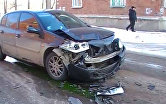 Renault, Daewoo и "Десятка" столкнулись в Отрадном. Видео с места ДТП