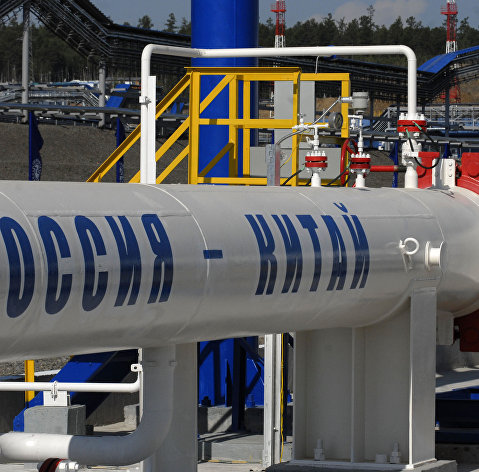 Открытие российского участка нефтепровода "Россия - Китай".