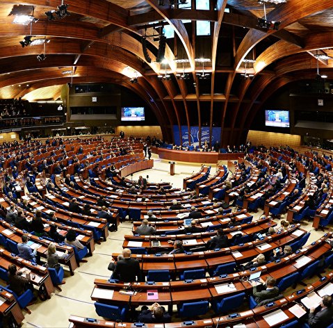 *Парламентская ассамблея Совета Европы. Архивное фото
