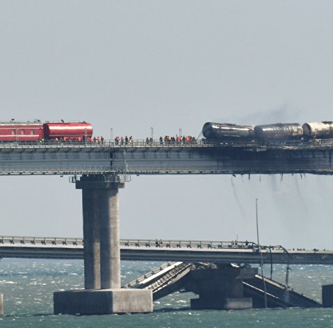 ЧП на Крымском мосту ЧП на Крымском мосту