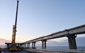 Завершена надвижка первого пролета левой автодорожной части Крымского моста