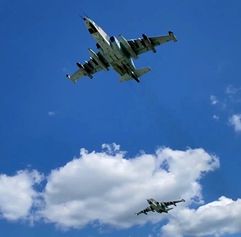 Штурмовики Су-25 ВКС России