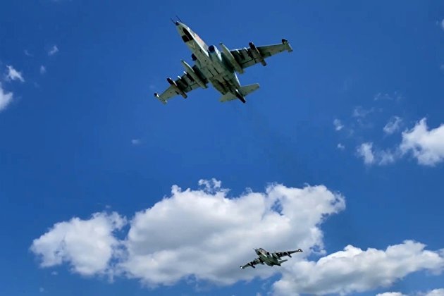 Штурмовики Су-25 ВКС России