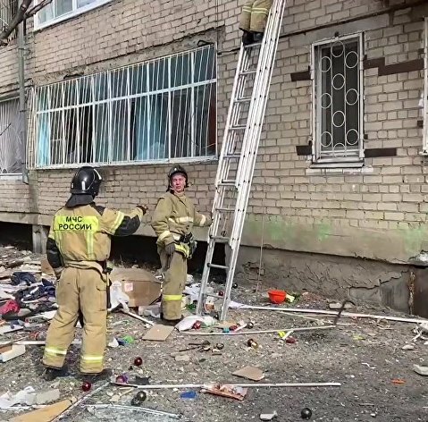Взрыв газа в жилом доме в Чите