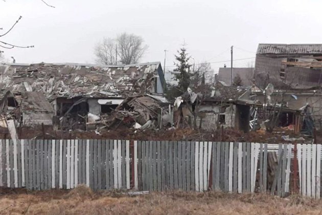 Последствия взрыва в Киреевском районе Тульской области
