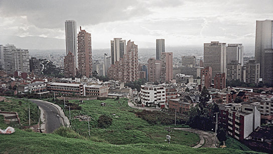 Республика Колумбия. Вид на Боготу.