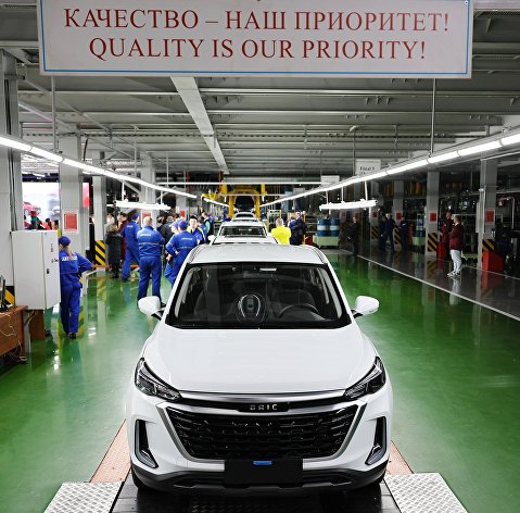 Запуск производства автомобилей Baic на заводе "Автотор" в Калининграде