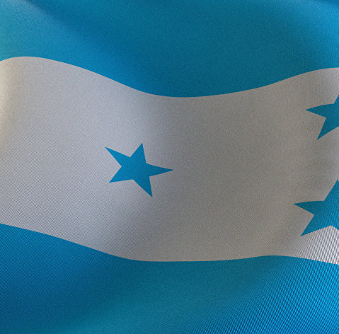 Флаг Республики Гондурас.