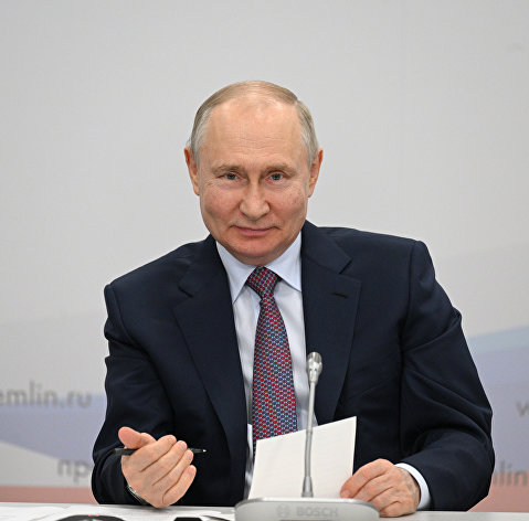 Рабочая поездка президента РФ В. Путина в Мурманскую область