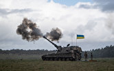 Украинские военные на тренировке в Великобритании под эгидой НАТО