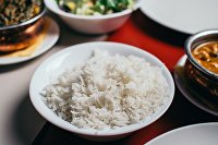 Тарелка с рисом