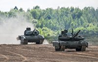Танки Т-90МС "Прорыв" и Т-14 "Армата"