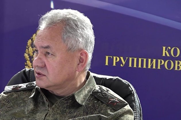 Глава Минобороны РФ С. Шойгу проверил передовой пункт группировки "Восток"