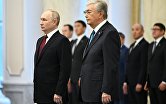 Визит президента РФ В. Путина в Казахстан