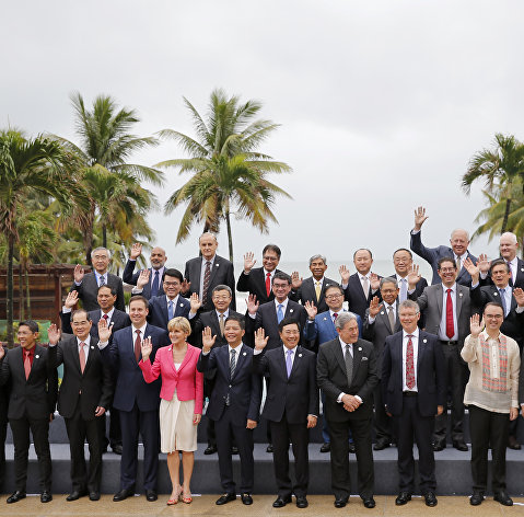 Министры на общем фото саммита АТЭС