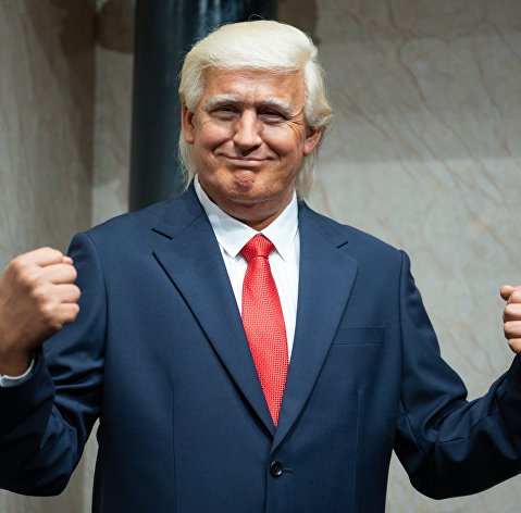 Восковая фигура 45-го президента США Дональда Трампа в музее восковых фигур "Дежавю" в Сочи