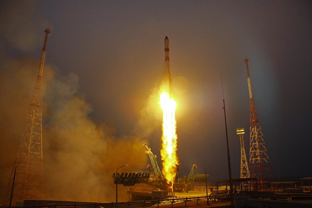 Запуск транспортного грузового корабля "Прогресс МС-26" с космодрома Байконур