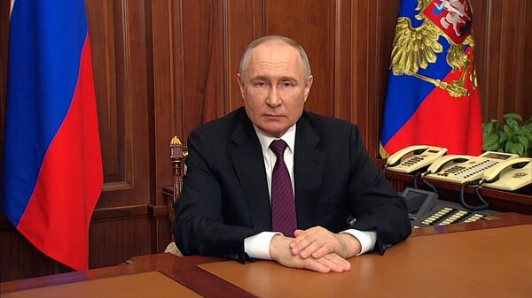LIVE: Обращение Путина к гражданам России после победы на президентских выборах 