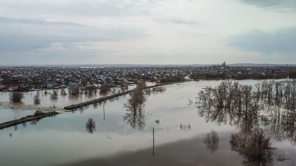 Уровень воды в реке Томь в районе Томска вновь понизился