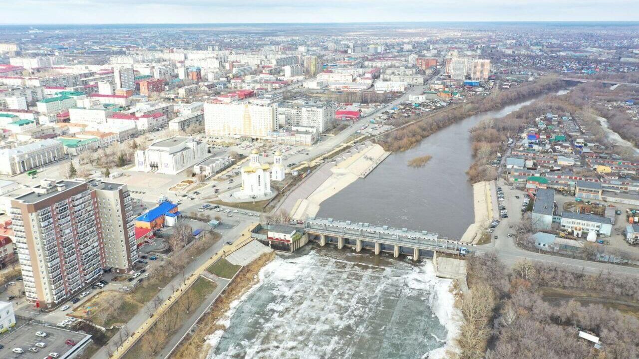 Уровень реки Тобол у Кургана поднялся - 14.04.2024, ПРАЙМ