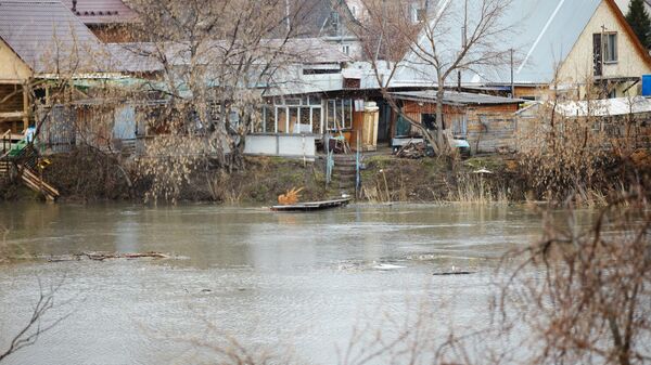 Курган в ожидании подъема воды в реке Тобол из-за паводков