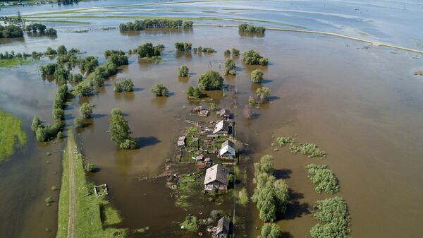 Уровень воды в реке Ишим в селе Викулово за сутки вырос на 22 сантиметра