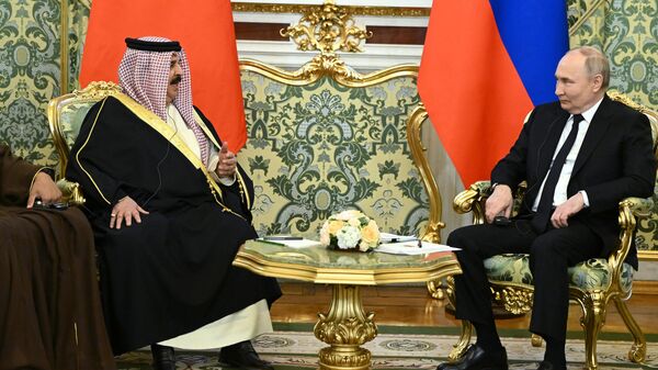 Встреча президента Владимира Путина с королем Бахрейна Хамадом Бен Исой Аль Халифой