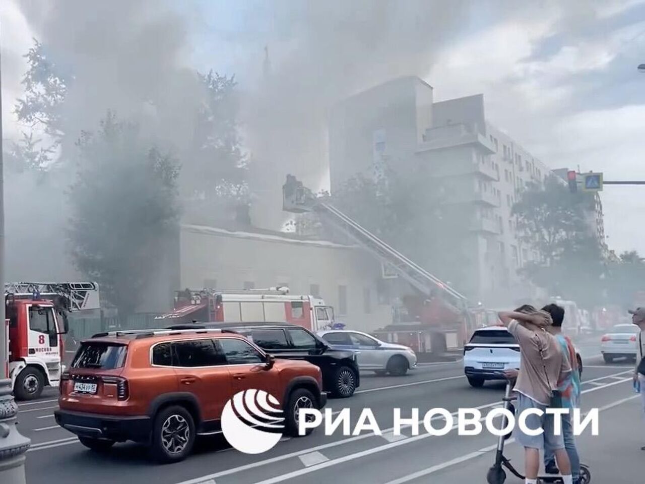 В центре Москвы вспыхнул пожар - 25.06.2024, ПРАЙМ