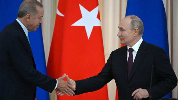 Эрдоган назвал совместную с Россией цель по товарообороту 