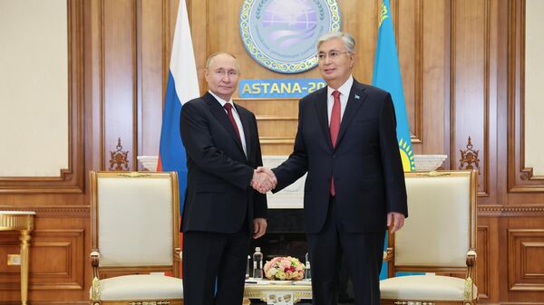 Визит президента Владимира Путина в Казахстан для участия в саммите ШОС