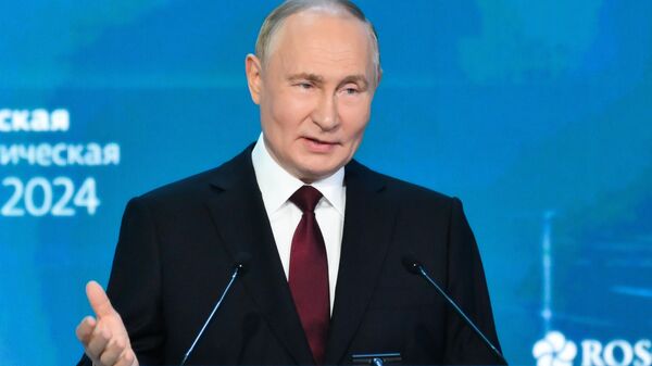 Президент Владимир Путин принял участие в VII международном форуме Российская энергетическая неделя