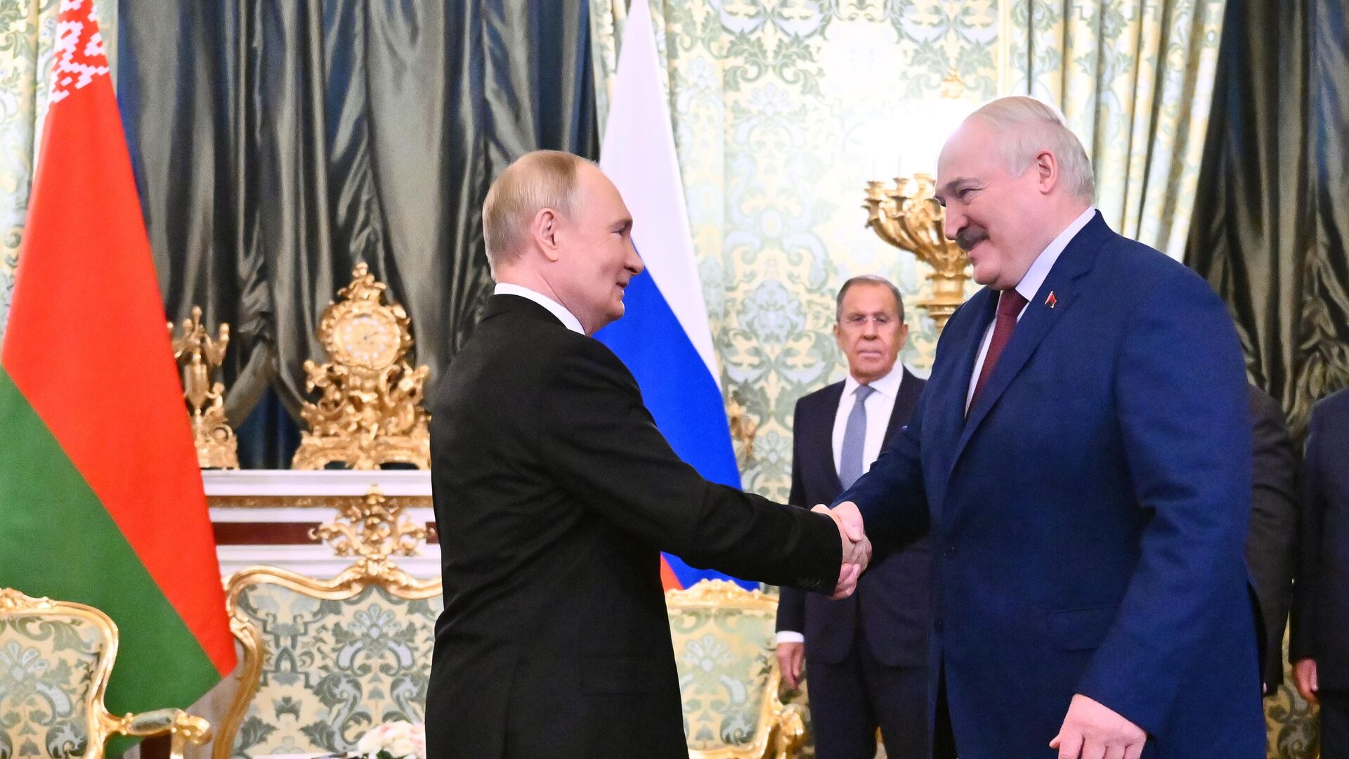 Президент Владимир Путин провел переговоры с президентом Белоруссии Александром Лукашенко - ПРАЙМ, 1920, 13.03.2025