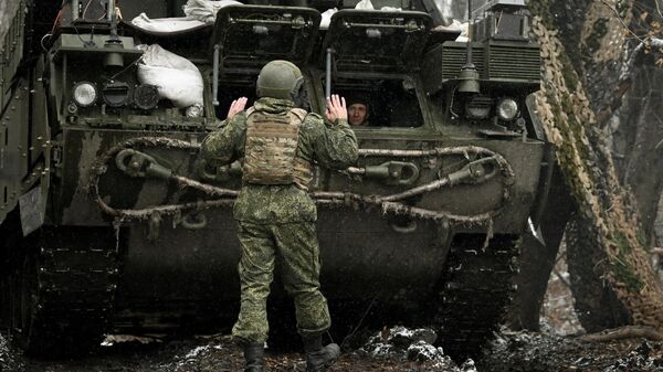 Боевое дежурство зенитного ракетного комплекса (ЗРК) Тор-М1 на Красноармейском направлении СВО