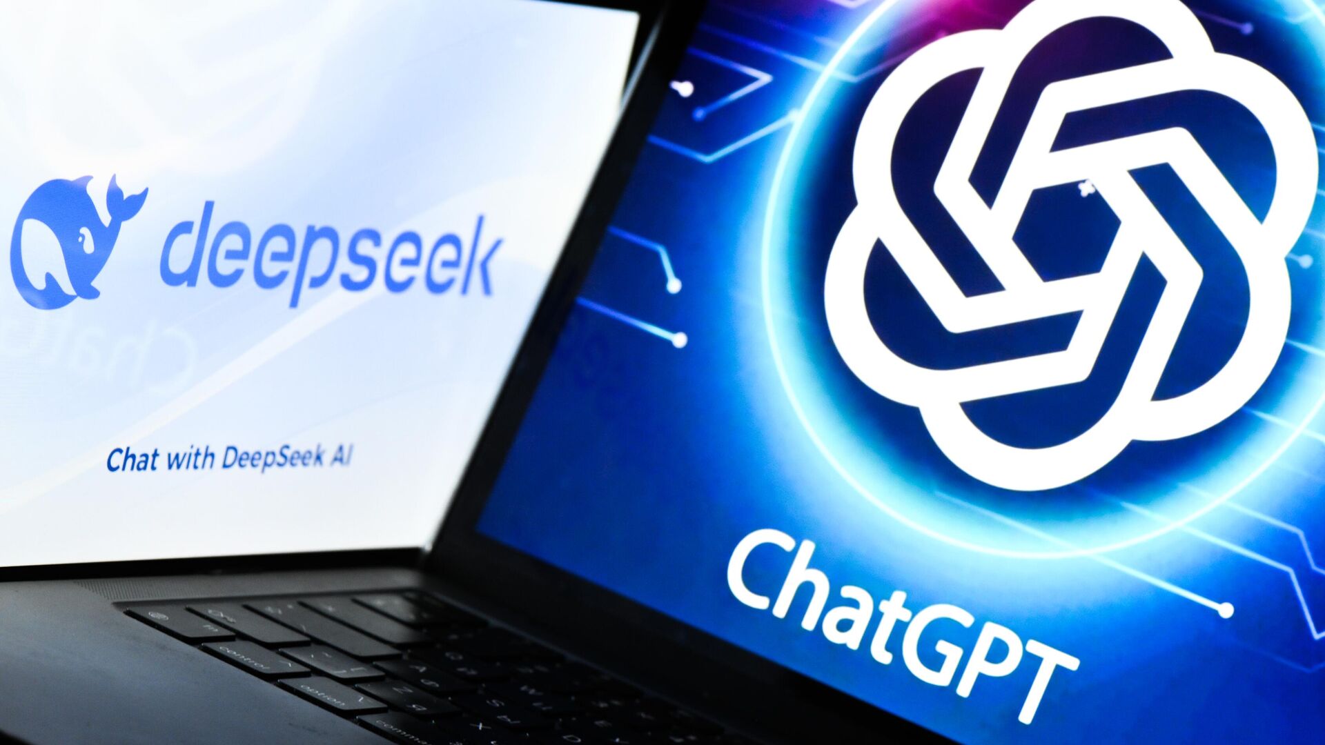 Логотипы чат-ботов DeepSeek и ChatGPT - ПРАЙМ, 1920, 29.05.2025