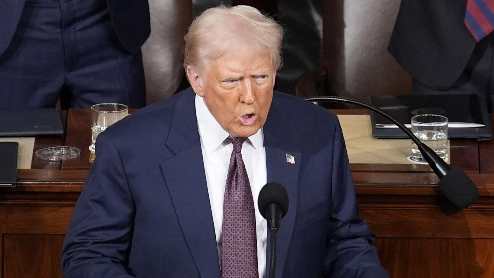 Президент США Дональд Трамп выступает на заседании конгресса в Вашингтоне - ПРАЙМ, 1920, 19.03.2025