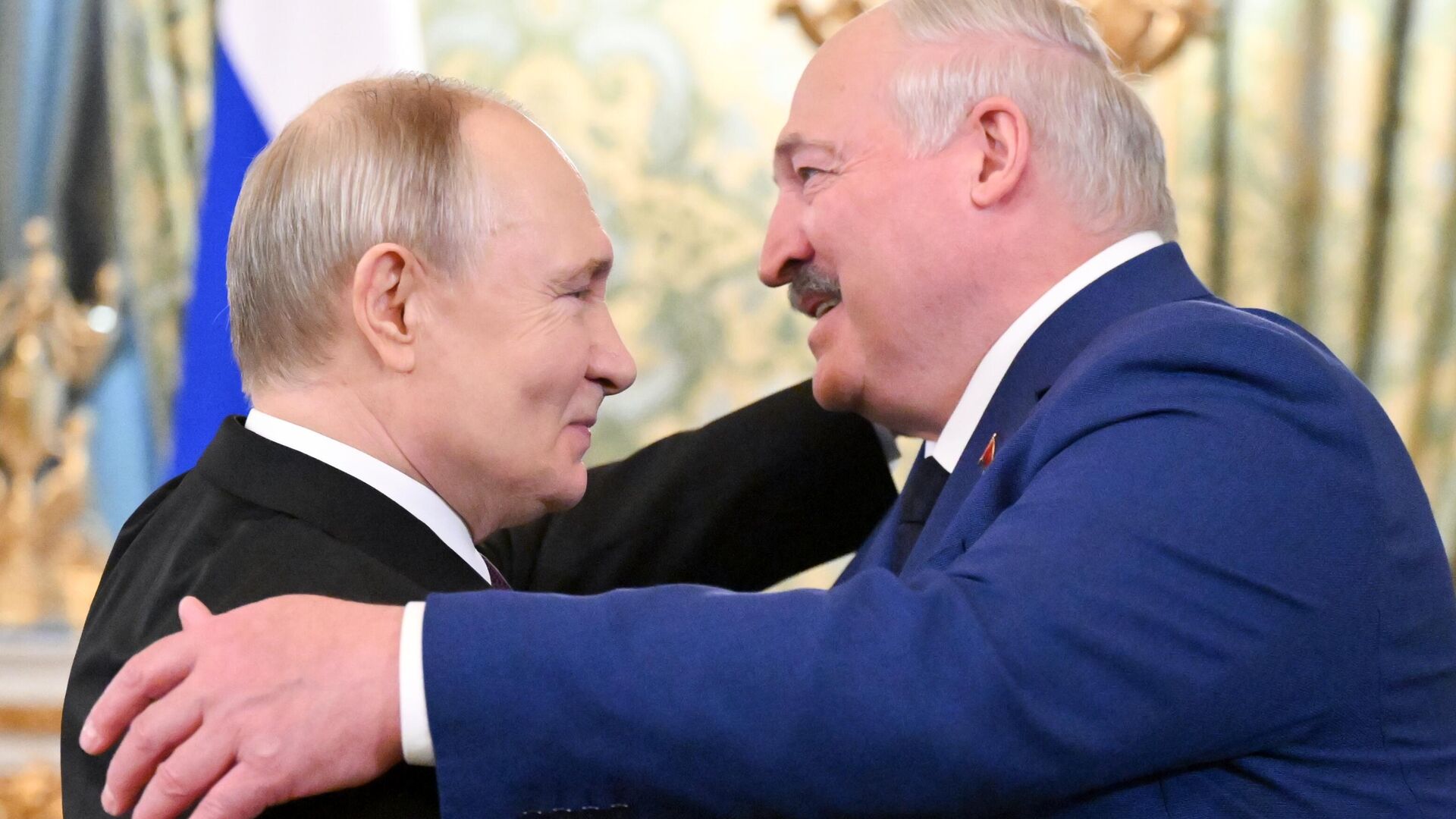 Встреча президента Владимира Путина с президентом Белоруссии Александром Лукашенко - ПРАЙМ, 1920, 13.03.2025