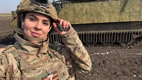 Военный корреспондент Первого канала Анна Прокофьева
