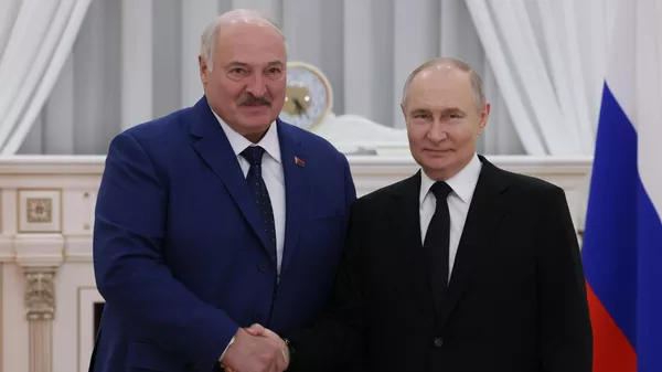 Президент Владимир Путин и президент Белоруссии Александром Лукашенко