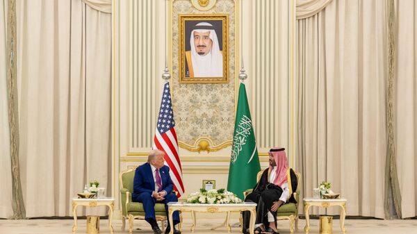 Президент Дональд Трамп и наследный принц Саудовской Аравии Мухаммед бин Салман Аль Сауд