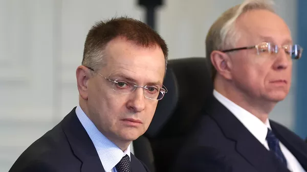 Владимир Мединский во время второго раунда переговоров между делегациями России и Украины