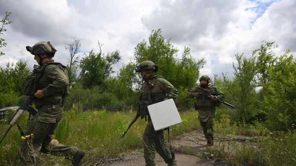 Связисты группировки войск Центр в ДНР
