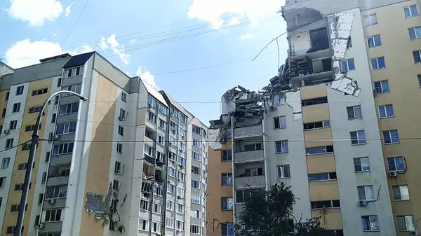 Взрыв газа в жилом доме в Саратове