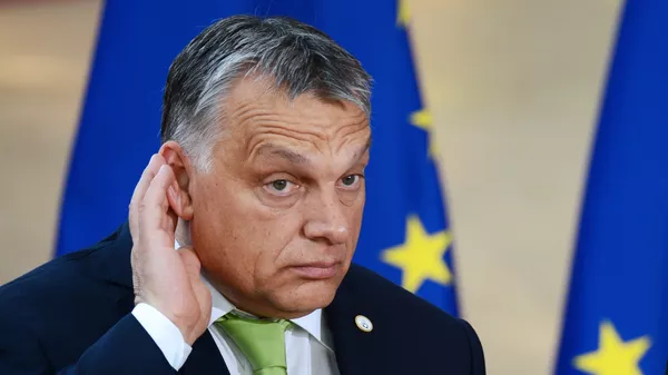 Премьер-министр Венгрии Виктор Орбан в Брюсселе