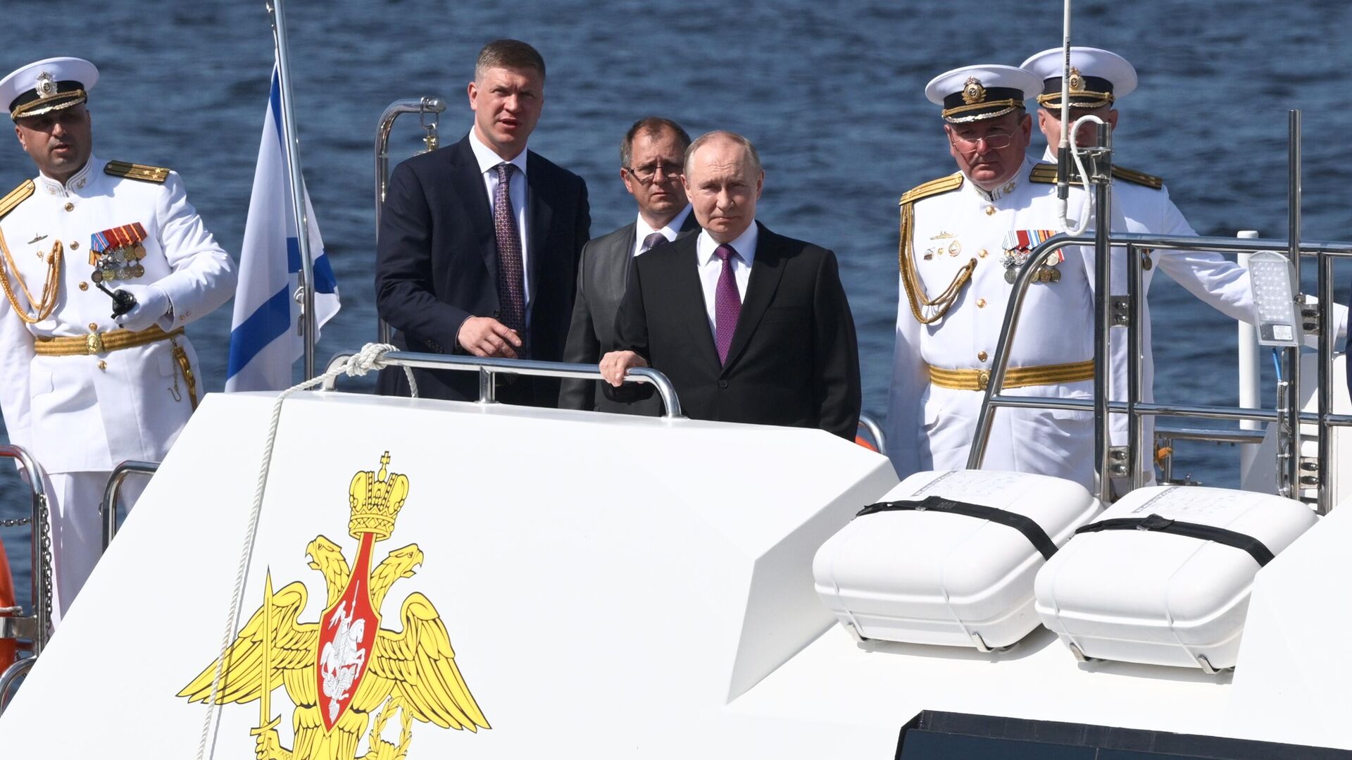 Рабочая поездка президента Владимира Путина в Санкт-Петербург  - ПРАЙМ, 1920, 27.07.2025