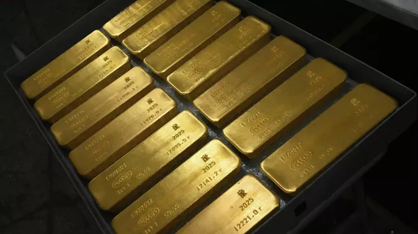 Готовые маркированные слитки золота высшей пробы