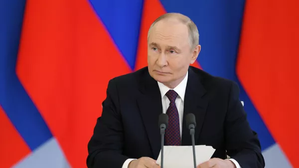 Президент Владимир Путин встретился с президентом Лаоса Т. Сисулитом