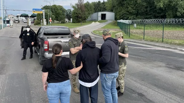 Украинские иммигранты после возвращения из США