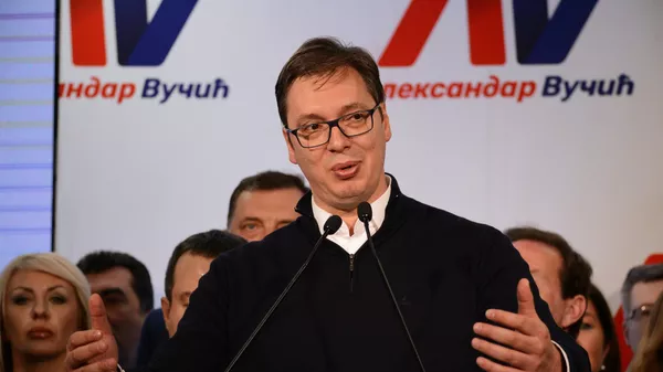 Председатель правительства Сербии Александр Вучич