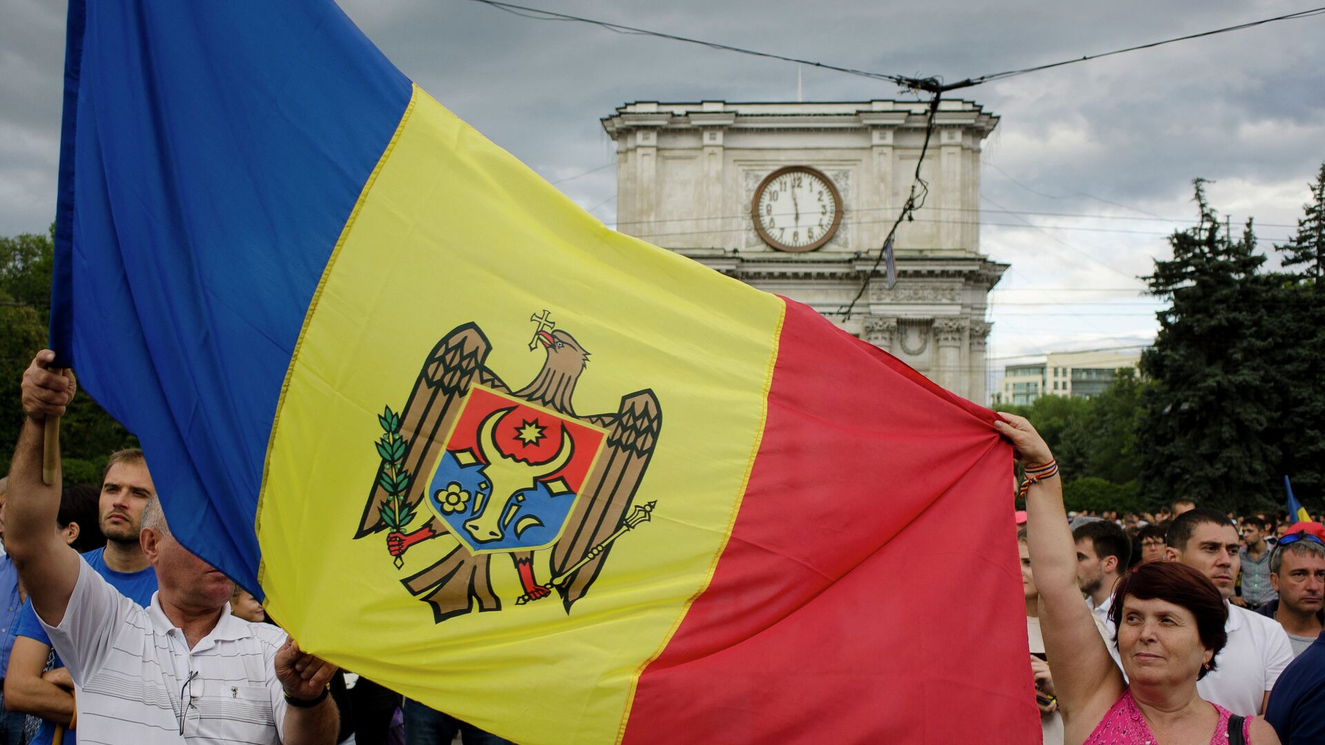 Акции протеста в Кишиневе - ПРАЙМ, 1920, 27.08.2025